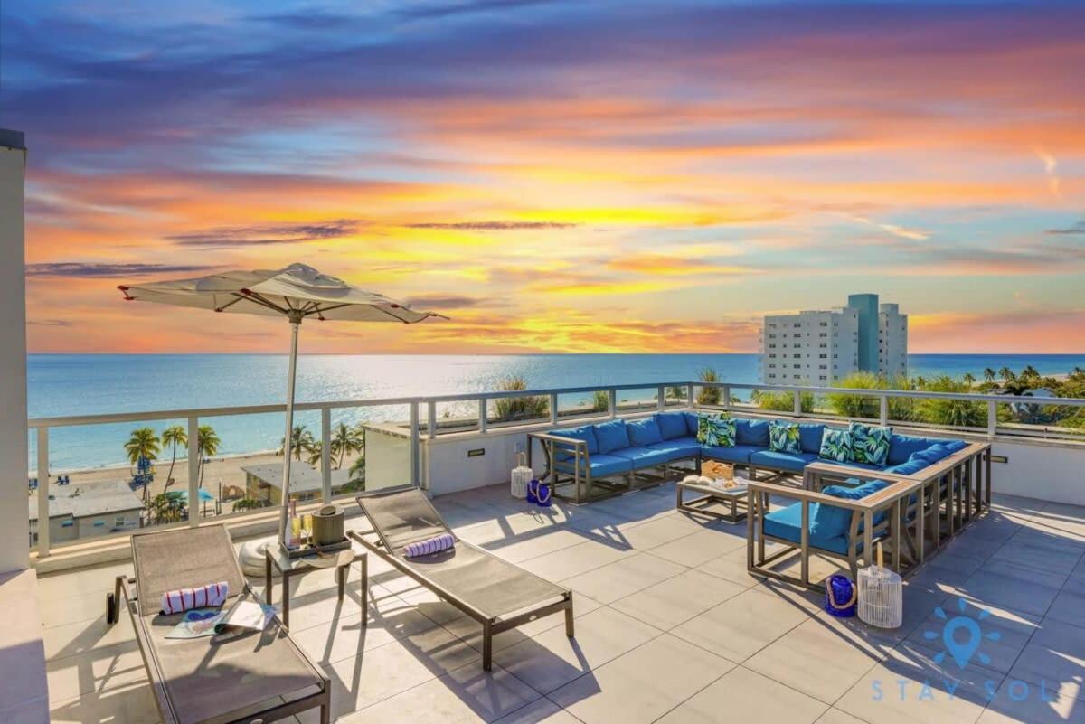 Apartment With Bay View Balcony - Pool - Up To 6 - Gym Холивуд Екстериор снимка